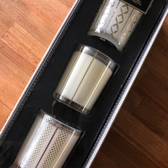 NEST 3 Scented Candles  FESTIVE VOTIVE TRIO Holiday Crystallized Ginger & Vanila - Picture 8 of 8